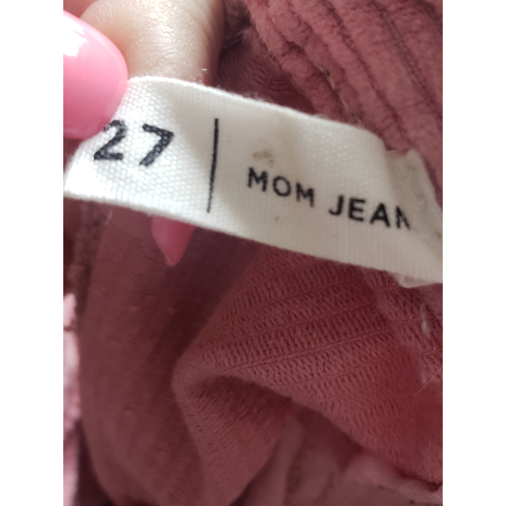 PacSun Blush Corduroy Mom Jeans - Picture 7 of 11